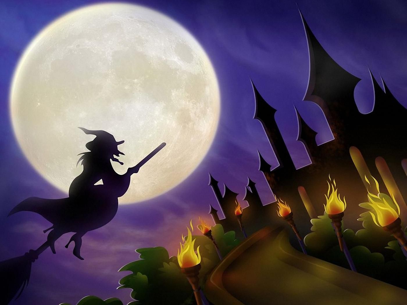 Cute Witch Halloween Wallpapers