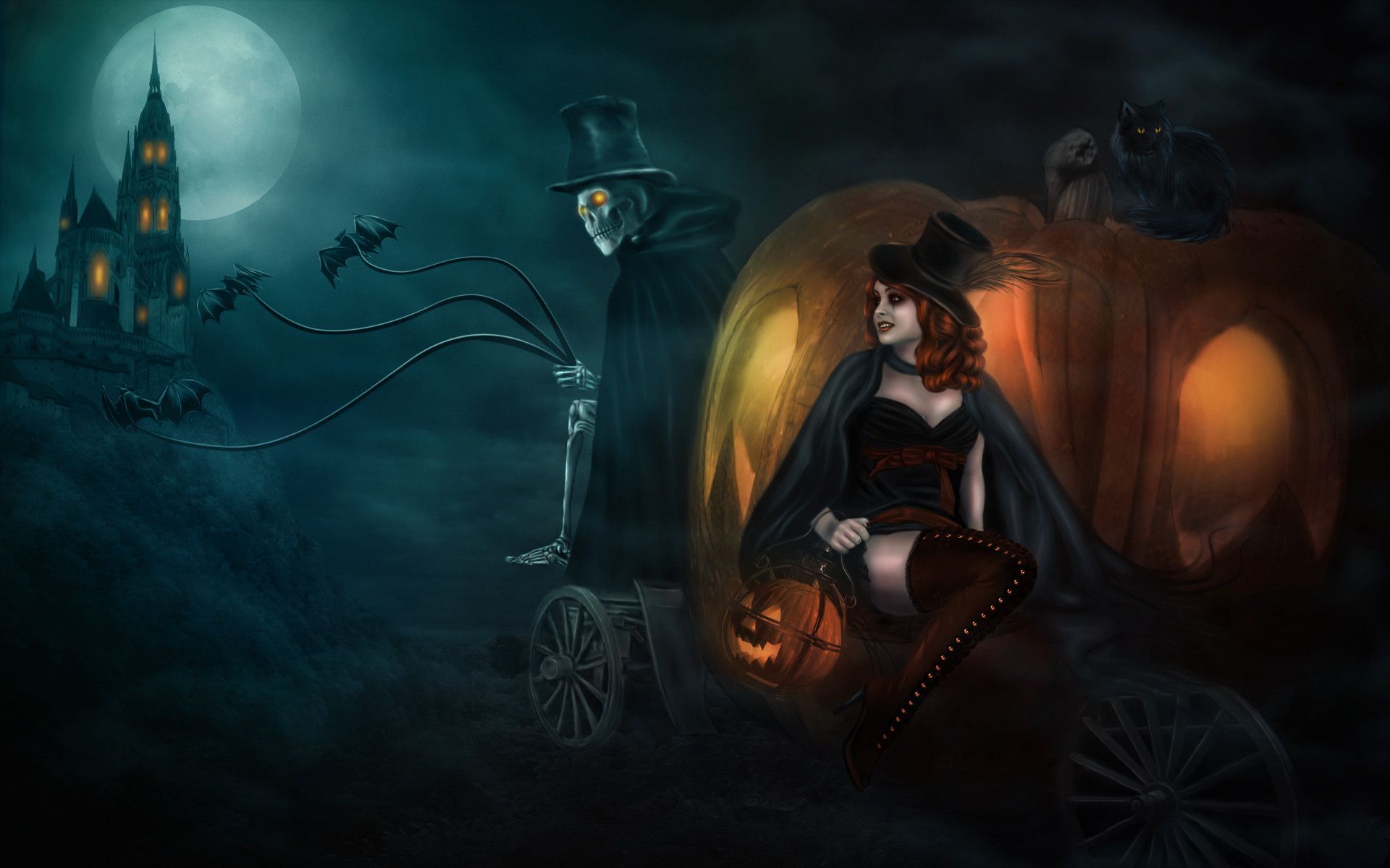 Cute Witch Halloween Wallpapers