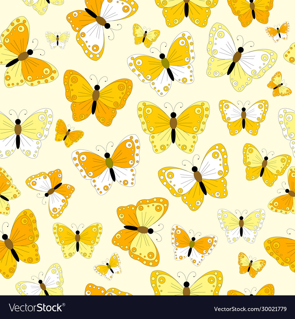 Cute Yellow Butterflies Wallpapers