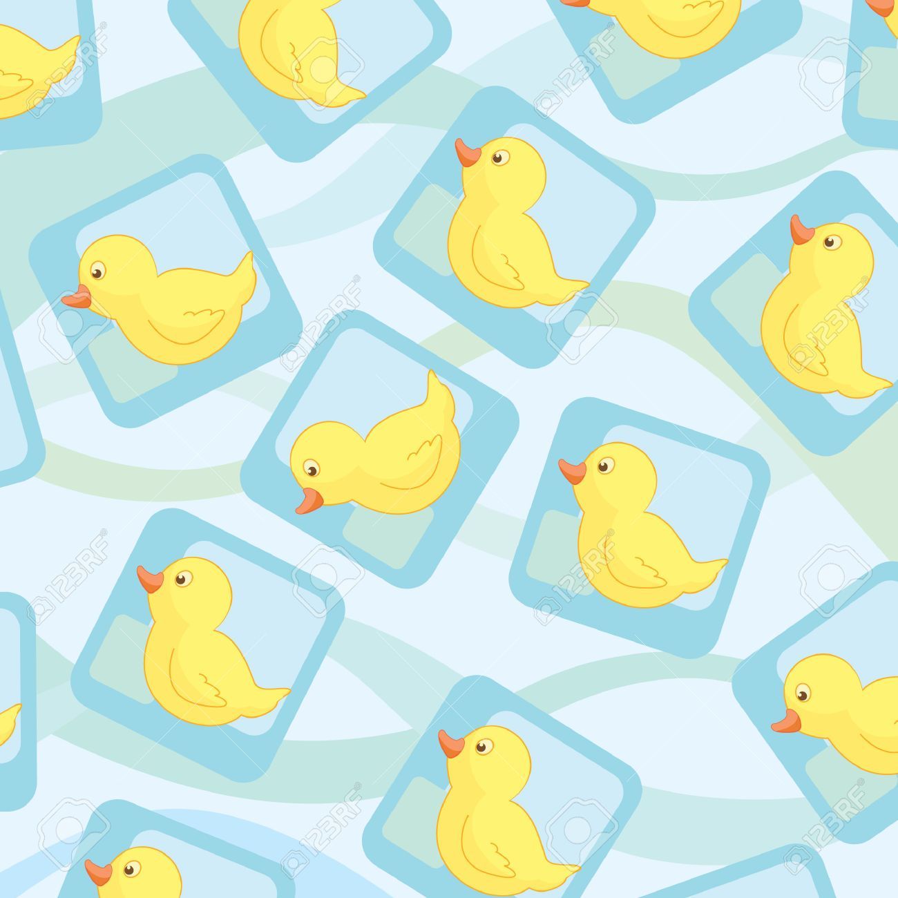 Cute Yellow Ducks Wallpapers