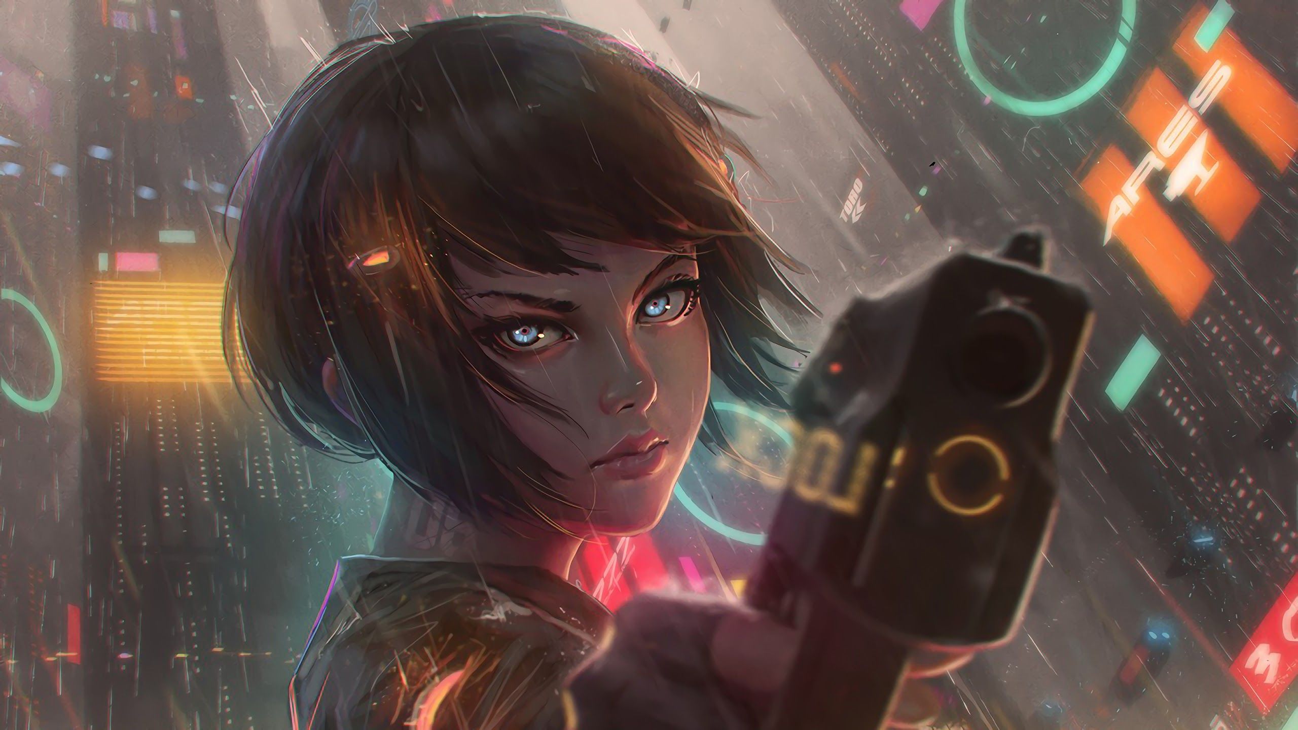 Cyberpunk 2077 Anime Illustration Wallpapers