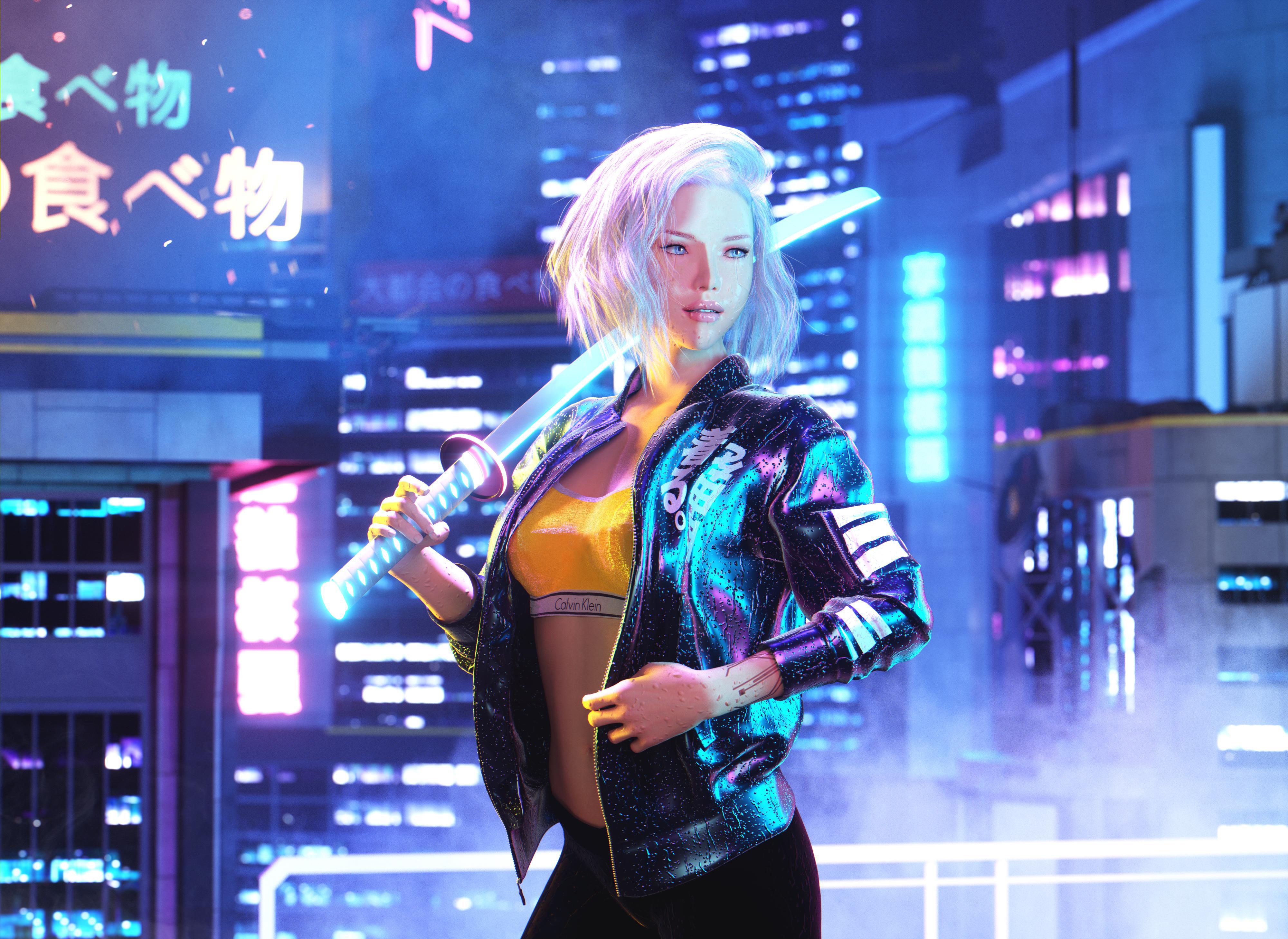 Cyberpunk 2077 Girl Cool Wallpapers