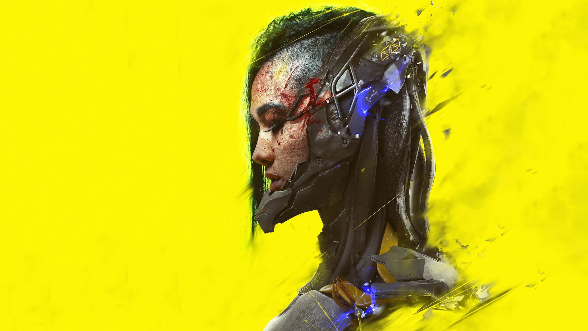 Cyberpunk 2077 Yellow Background