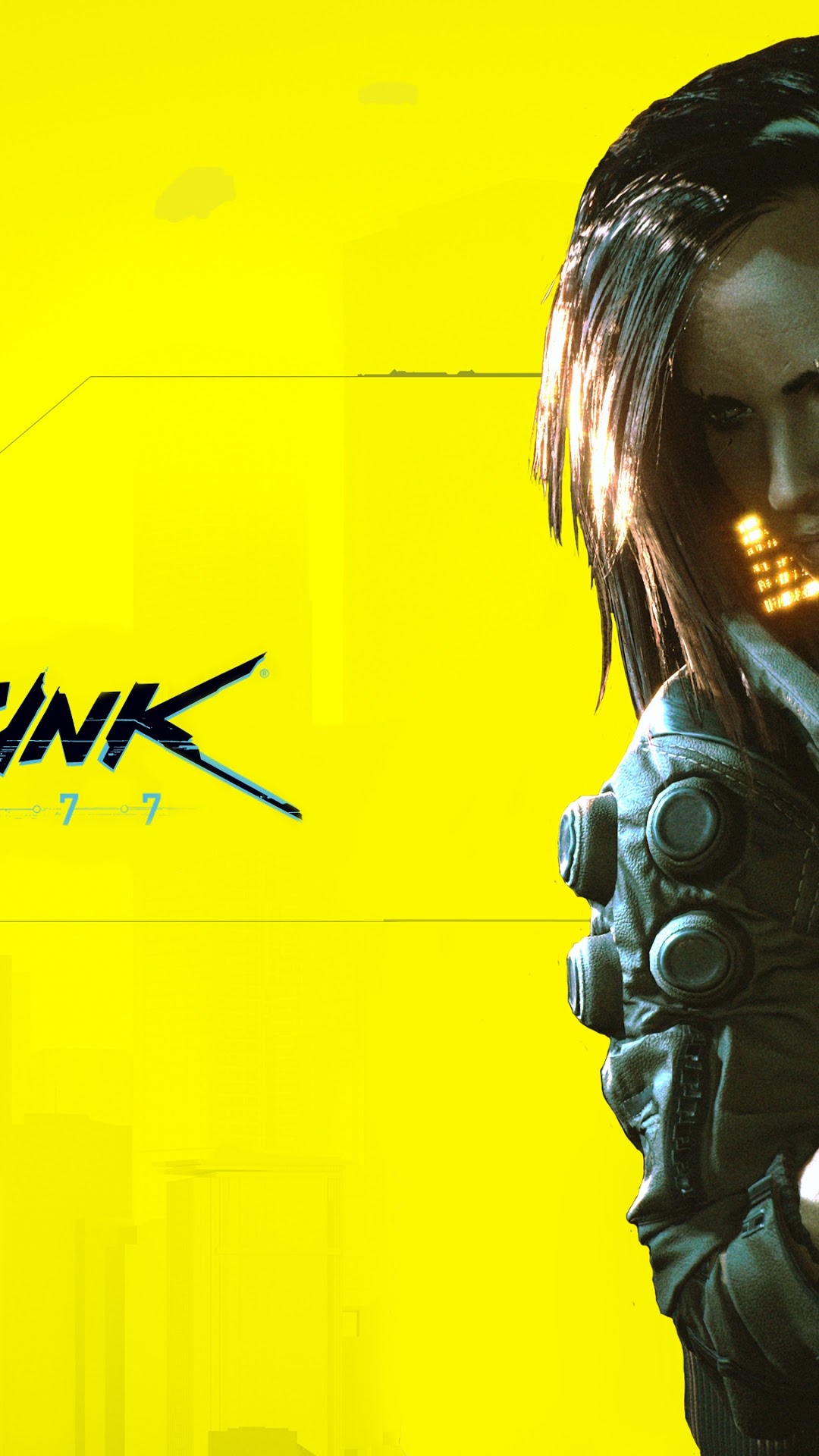 Cyberpunk 2077 Yellow Background