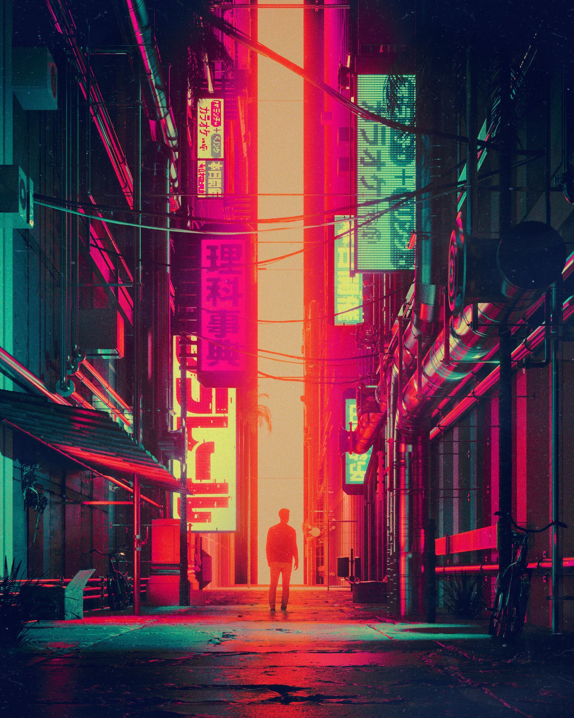 cyberpunk aesthetic Wallpapers