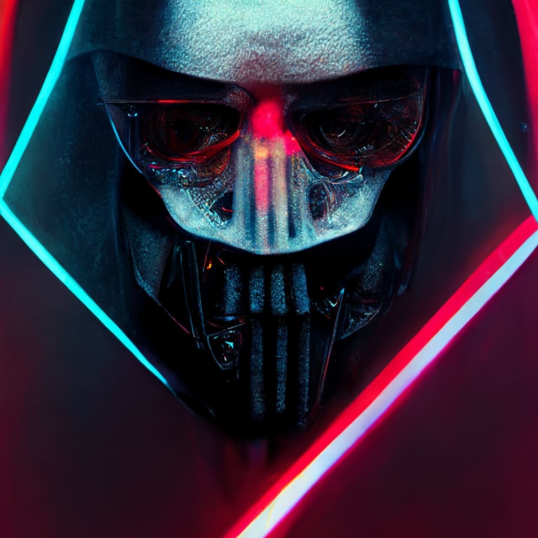 Cyberpunk Cool Cyborg  Neon Art Wallpapers