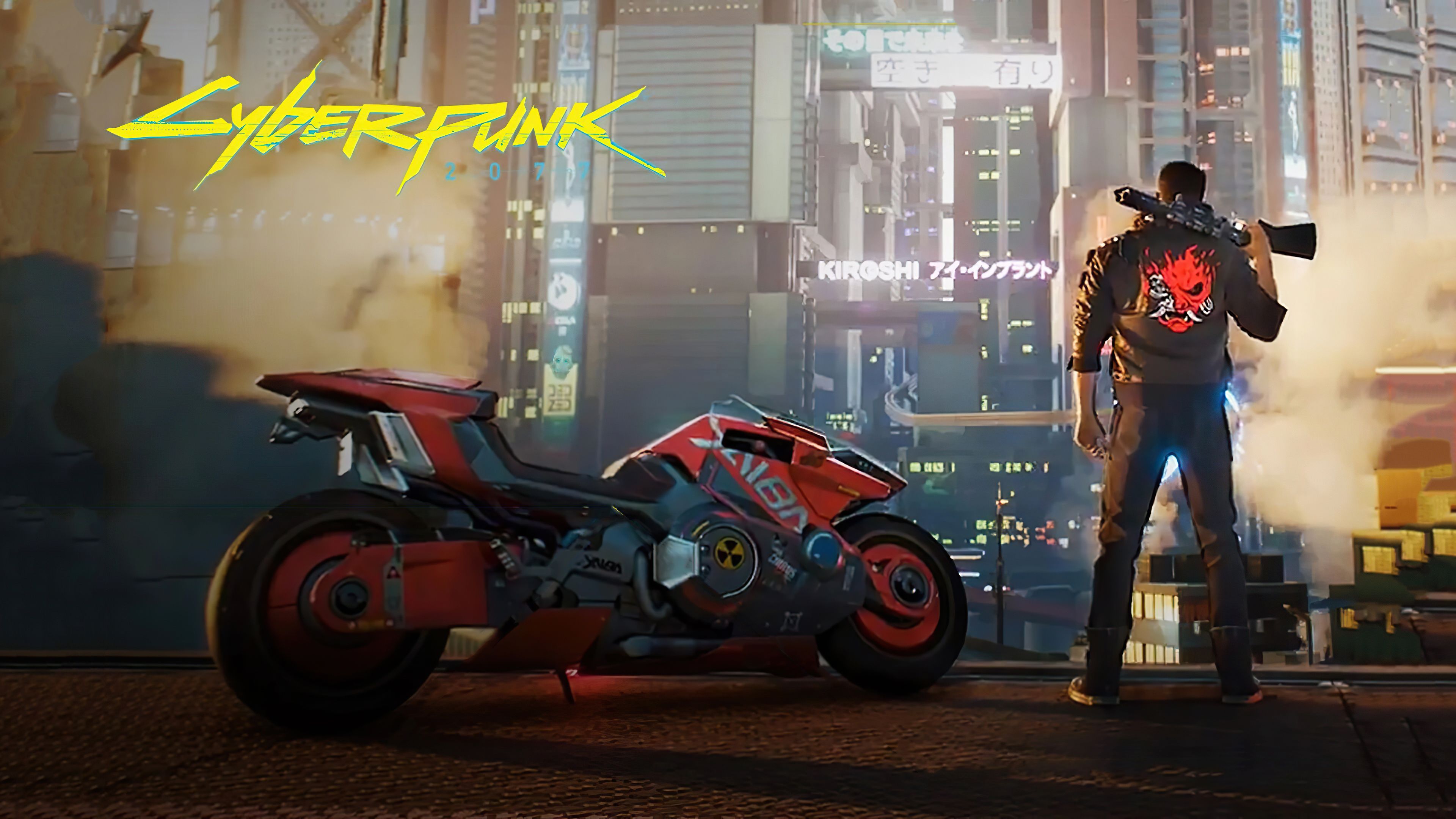 Cyberpunk Cyborg Girl Biker 2077 Wallpapers