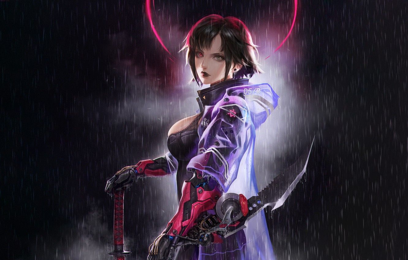 Cyberpunk Dagger Girl
 Wallpapers