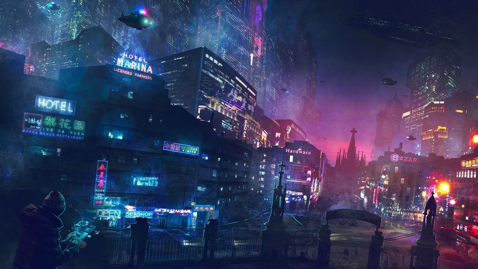 cyberpunk desktop Wallpapers