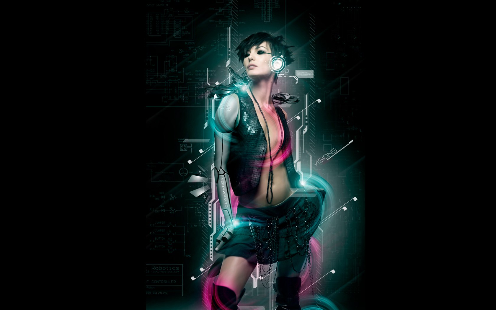 cyberpunk female Wallpapers