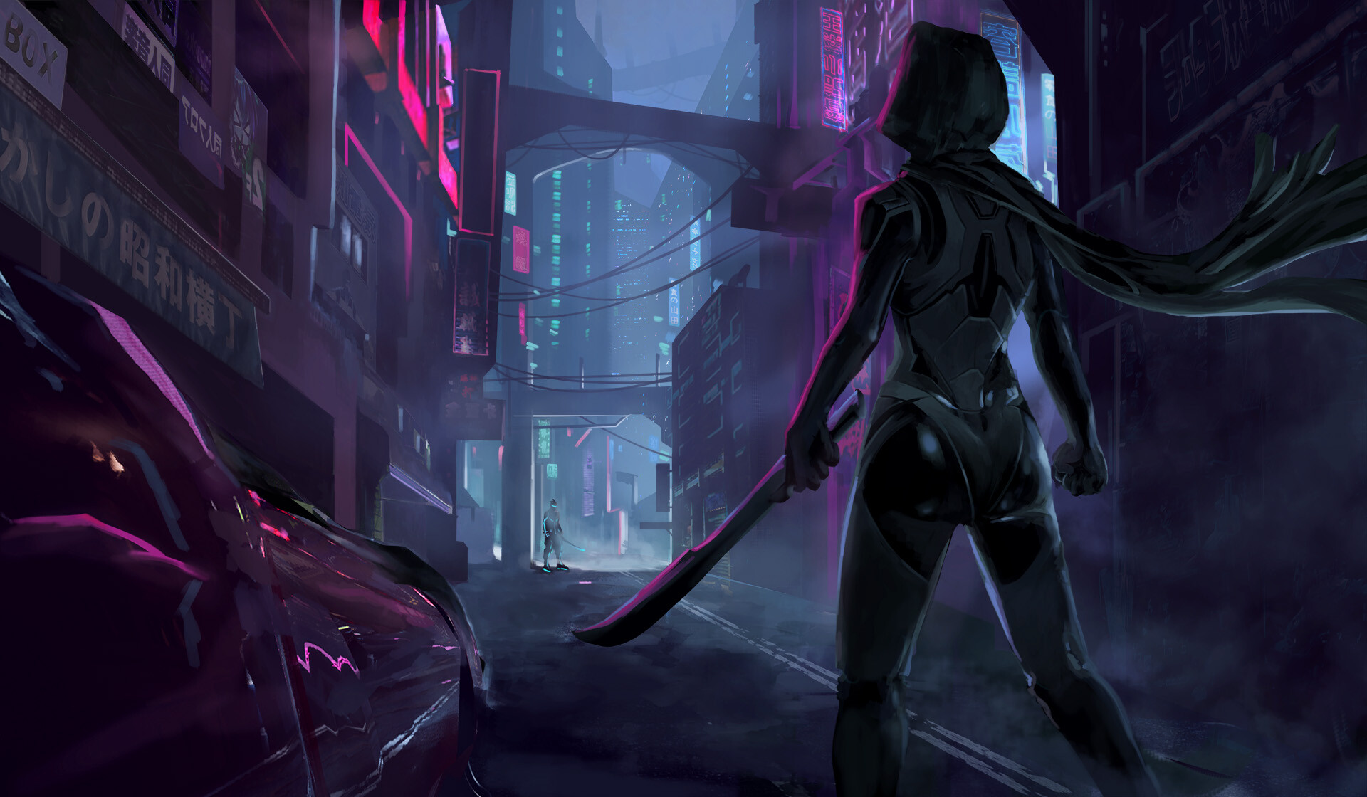 Cyberpunk Fight Night Wallpapers