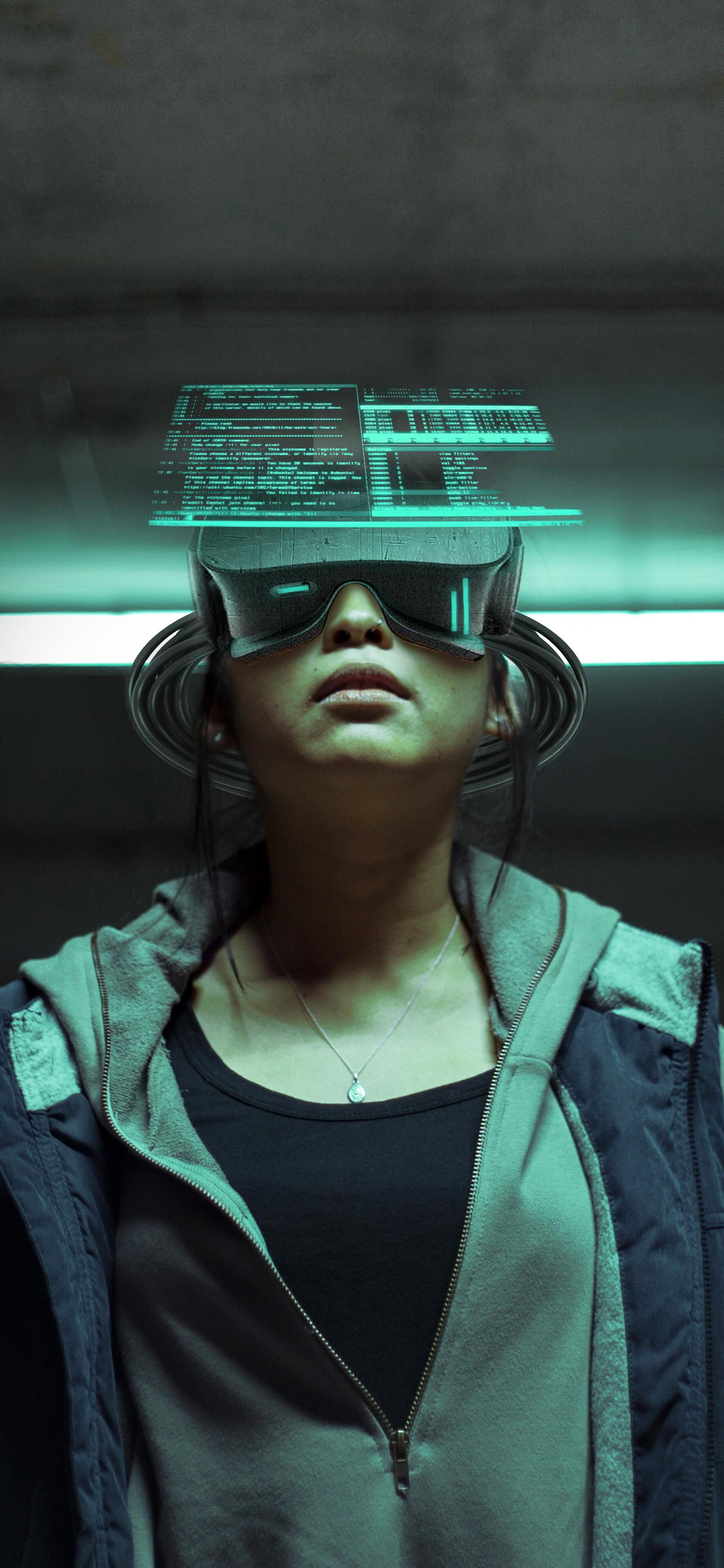 Cyberpunk Futuristic Vr Girl
 Wallpapers