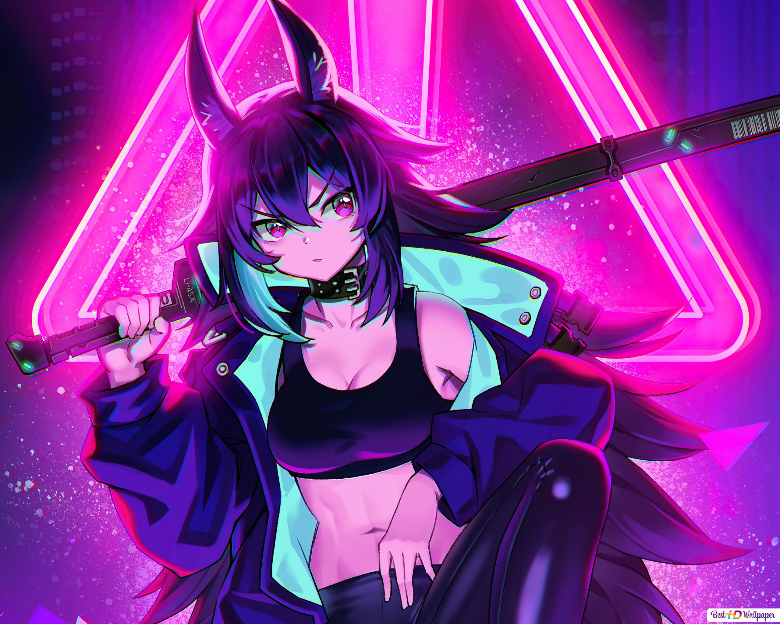 Cyberpunk Futuristic Vr Girl
 Wallpapers