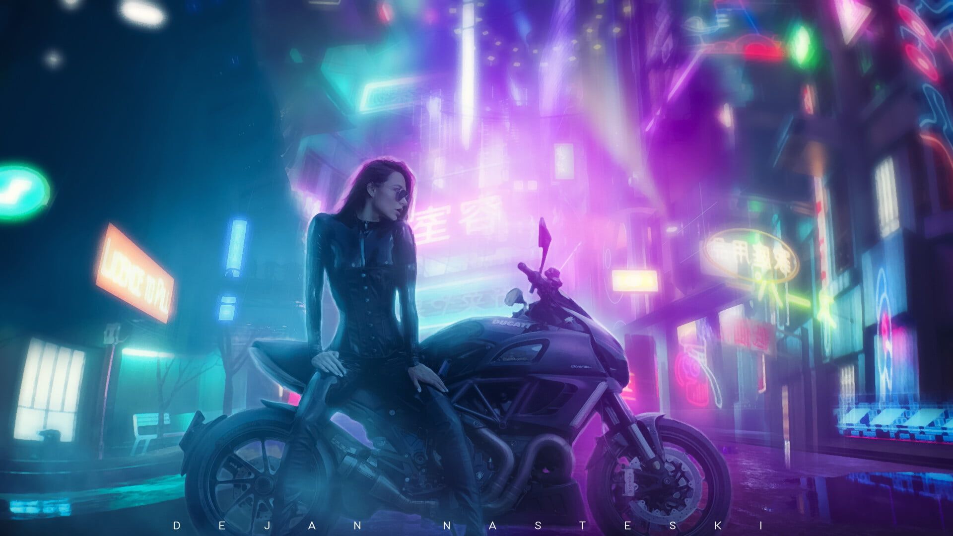 Cyberpunk Futuristic Woman Wallpapers