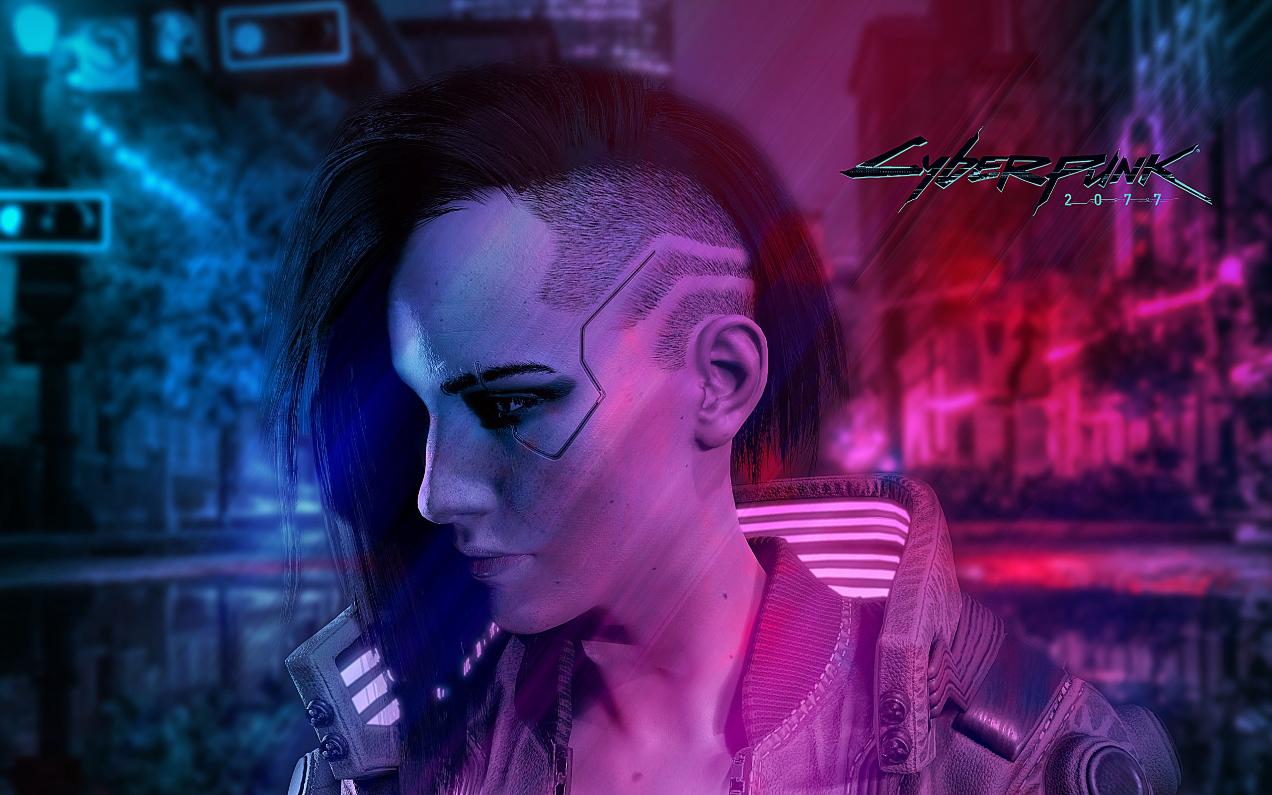 Cyberpunk Girl 2077
 Wallpapers