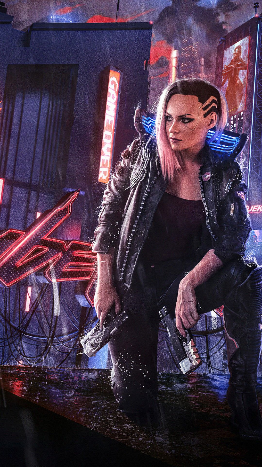 Cyberpunk Girl 2077
 Wallpapers