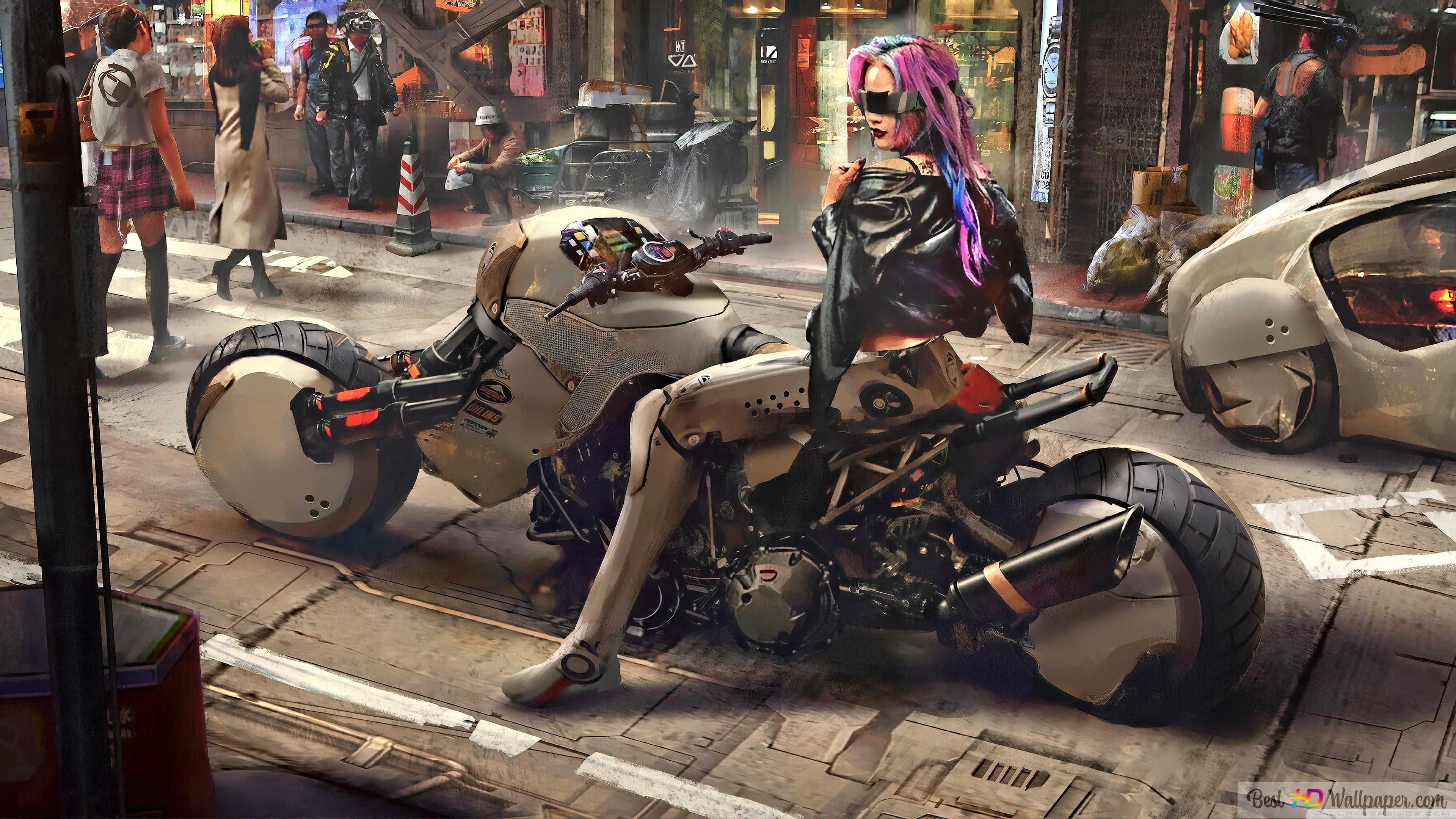 Cyberpunk Girl Beast Wallpapers