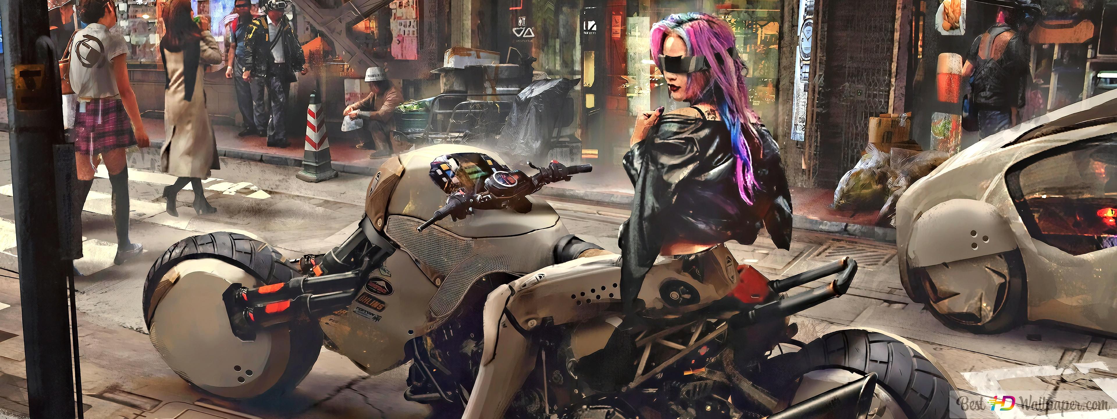 Cyberpunk Girl Beast Wallpapers