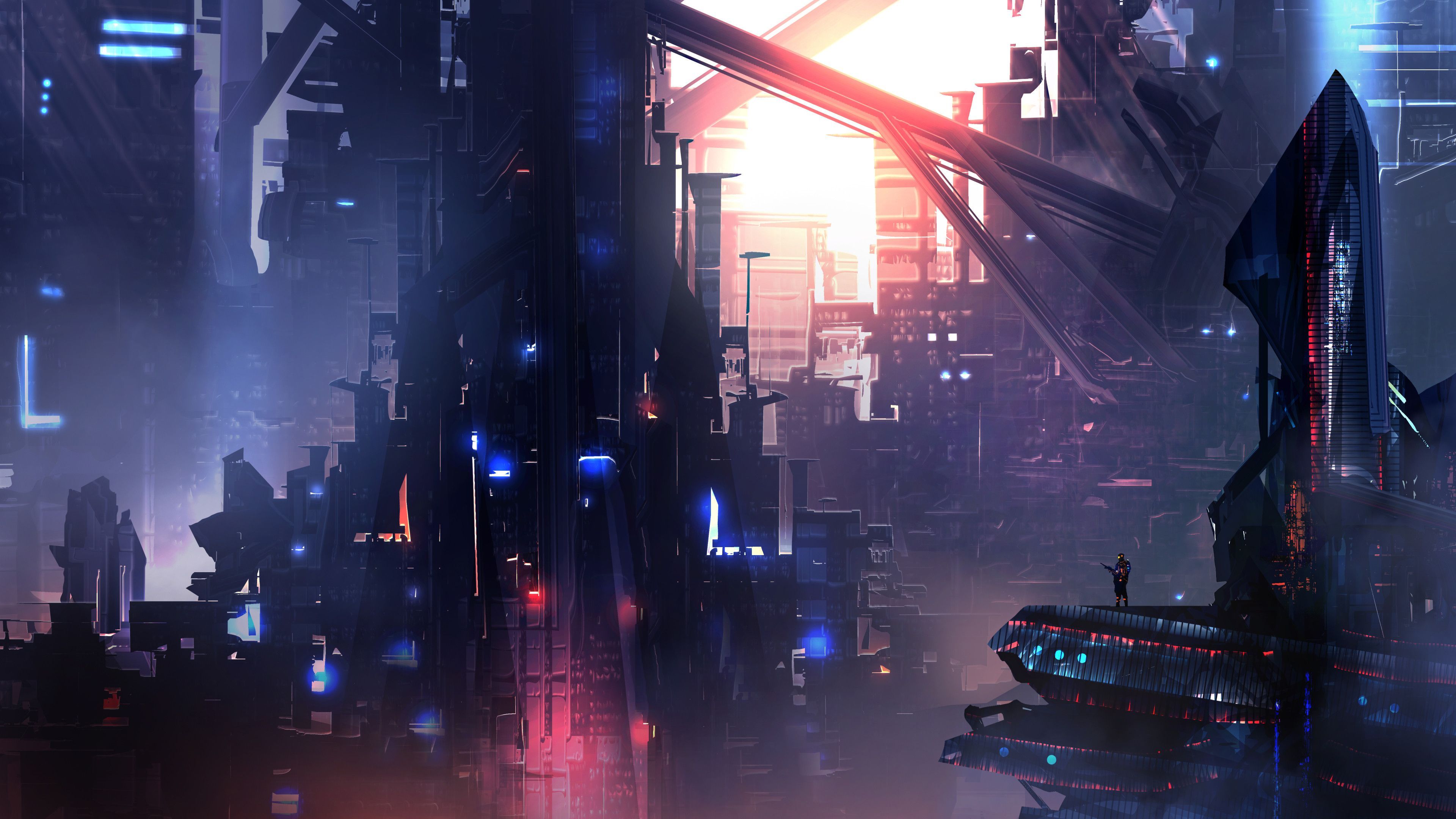 Cyberpunk Man Cybernetic Wallpapers