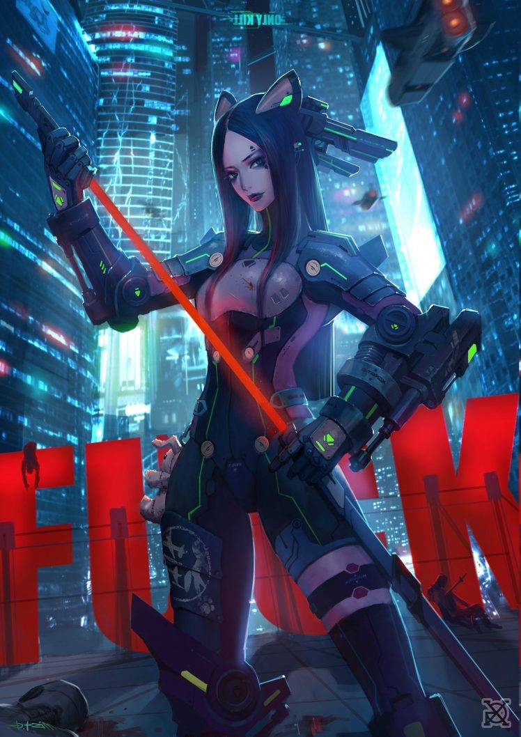 Cyberpunk Ninja Warrior Wallpapers