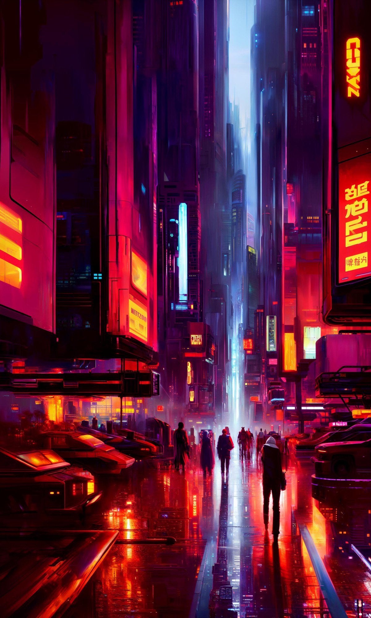 cyberpunk red phone wallpapers Wallpapers