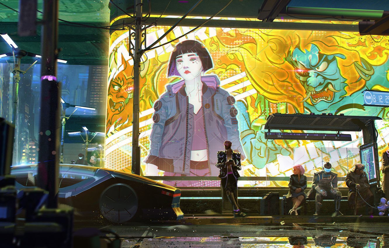 cyberpunk woman Wallpapers