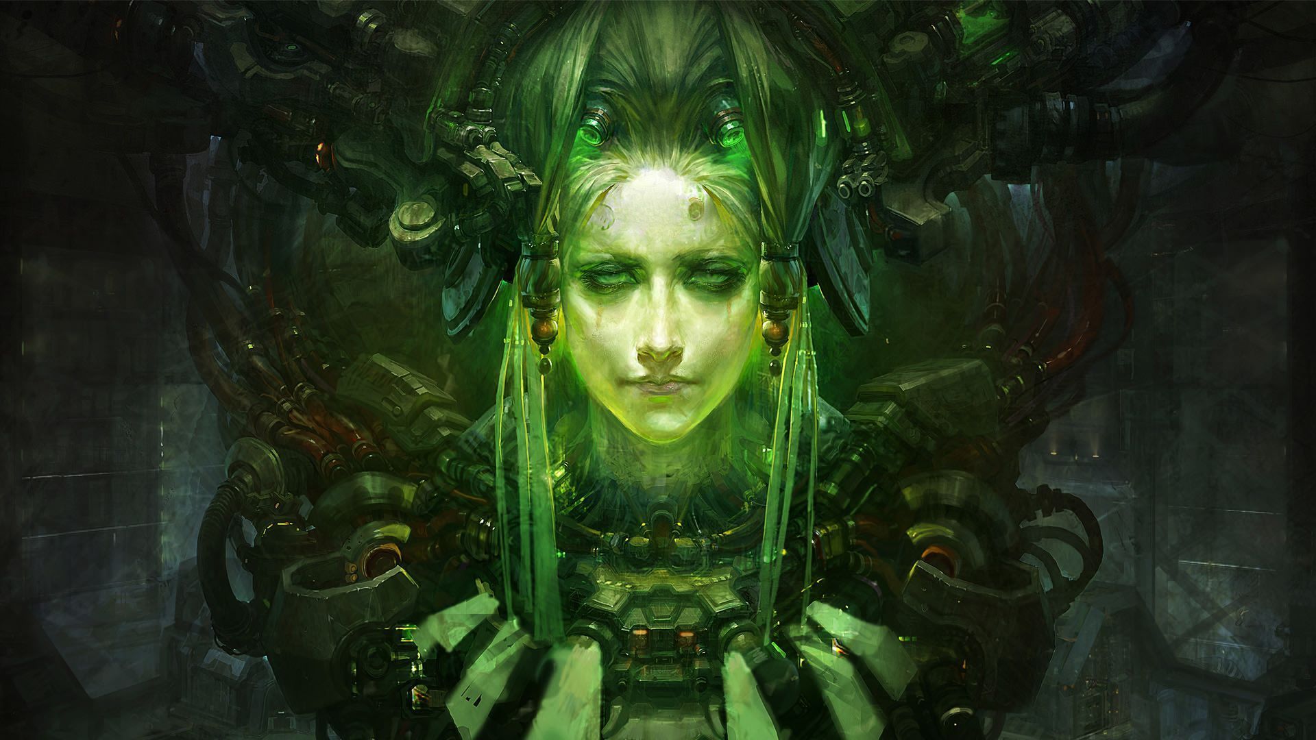 Cyborg Fantasy Art Wallpapers