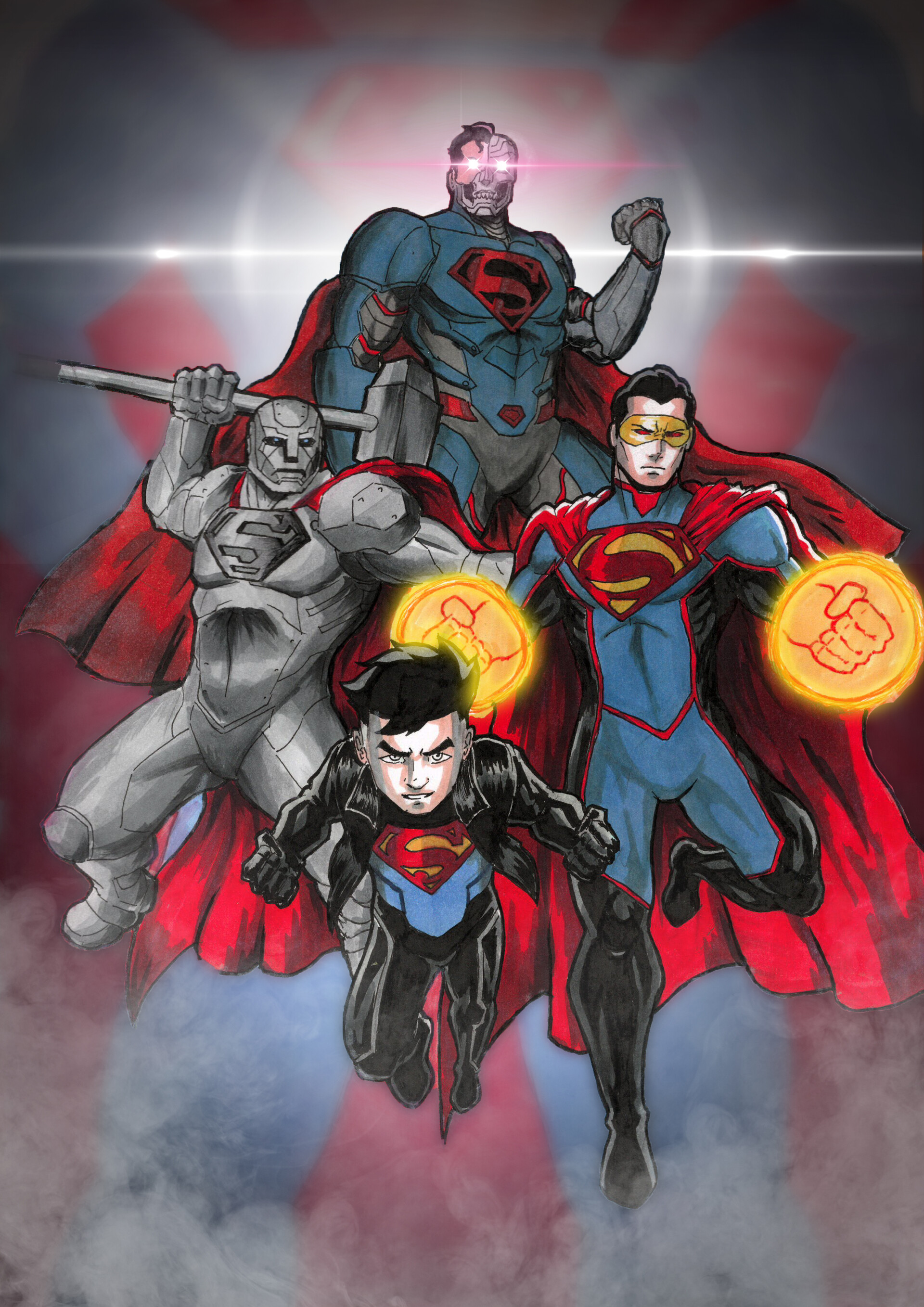 Cyborg Superman In Reign Of The Supermen Wallpapers