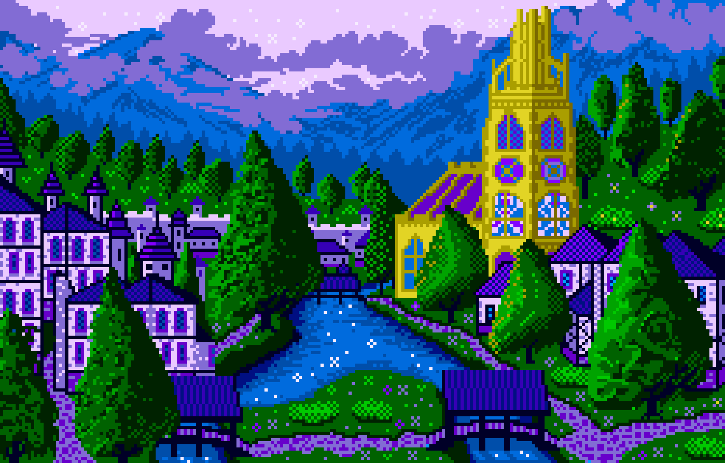 Cyrodiil Pixel Art Wallpapers