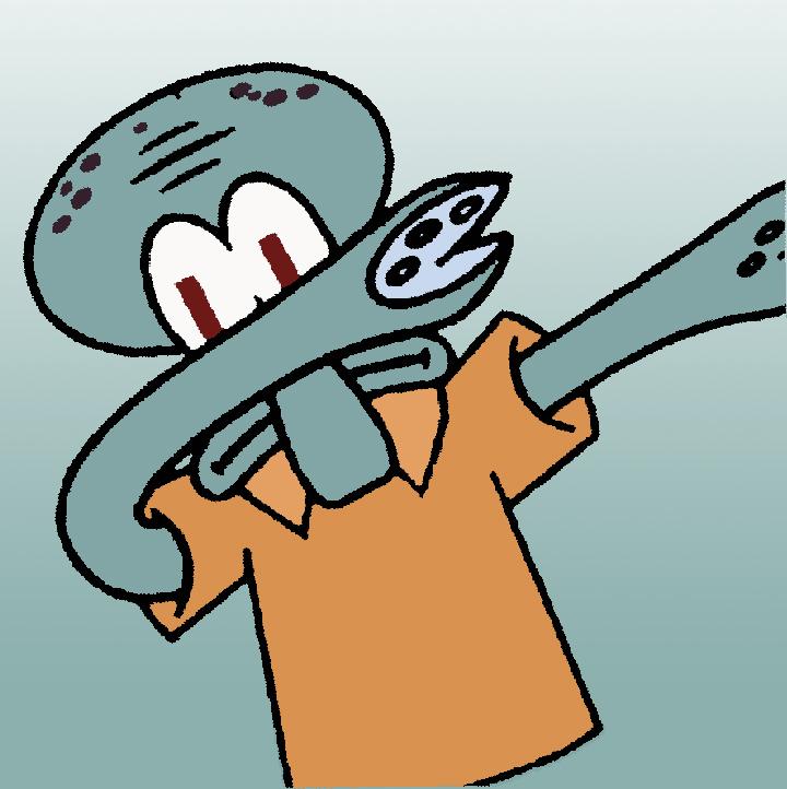 Dabbing Squidward Wallpapers