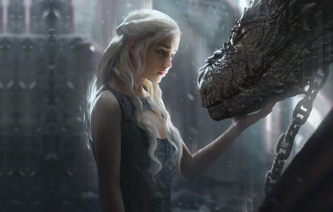 Daenerys And Dragon Got Wallpapers