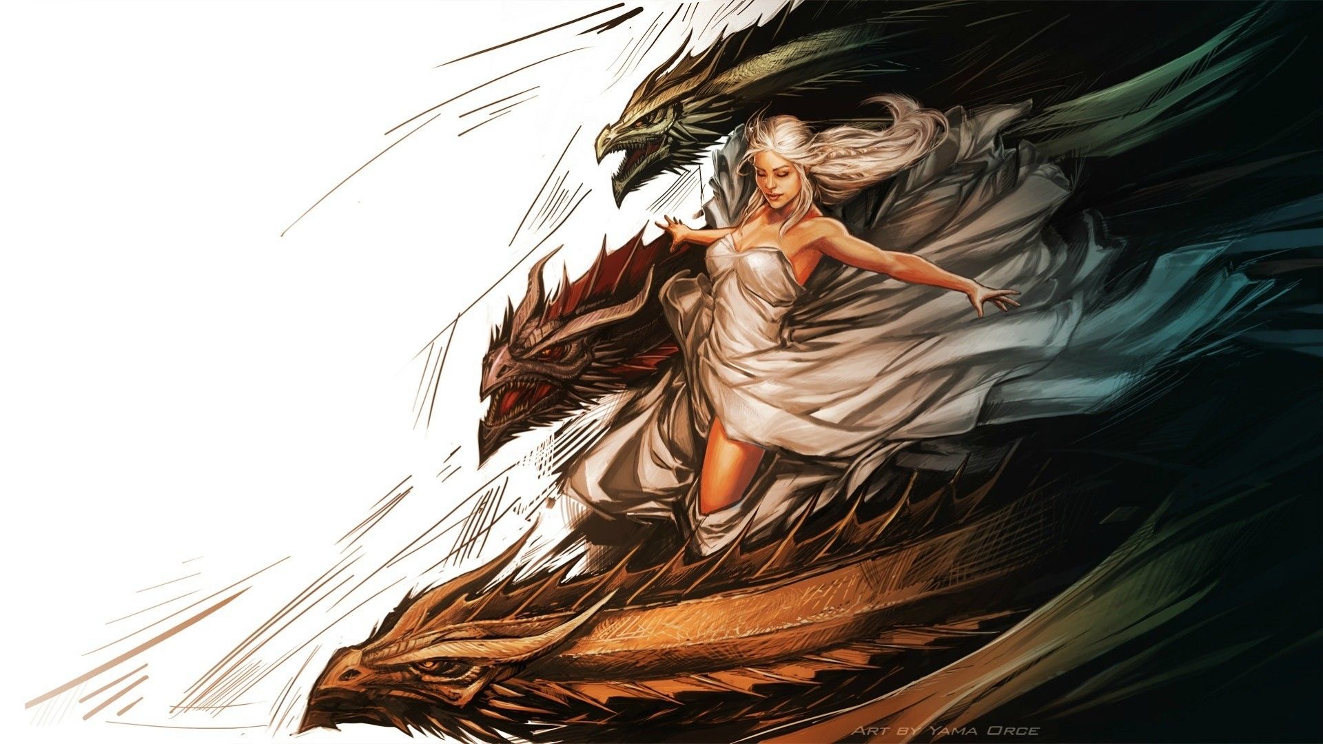 Daenerys And Dragon Got Wallpapers