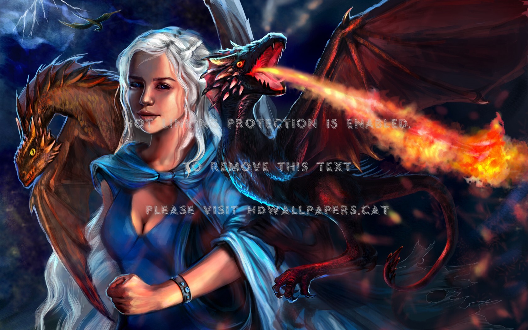 Daenerys And Drogon Art Wallpapers