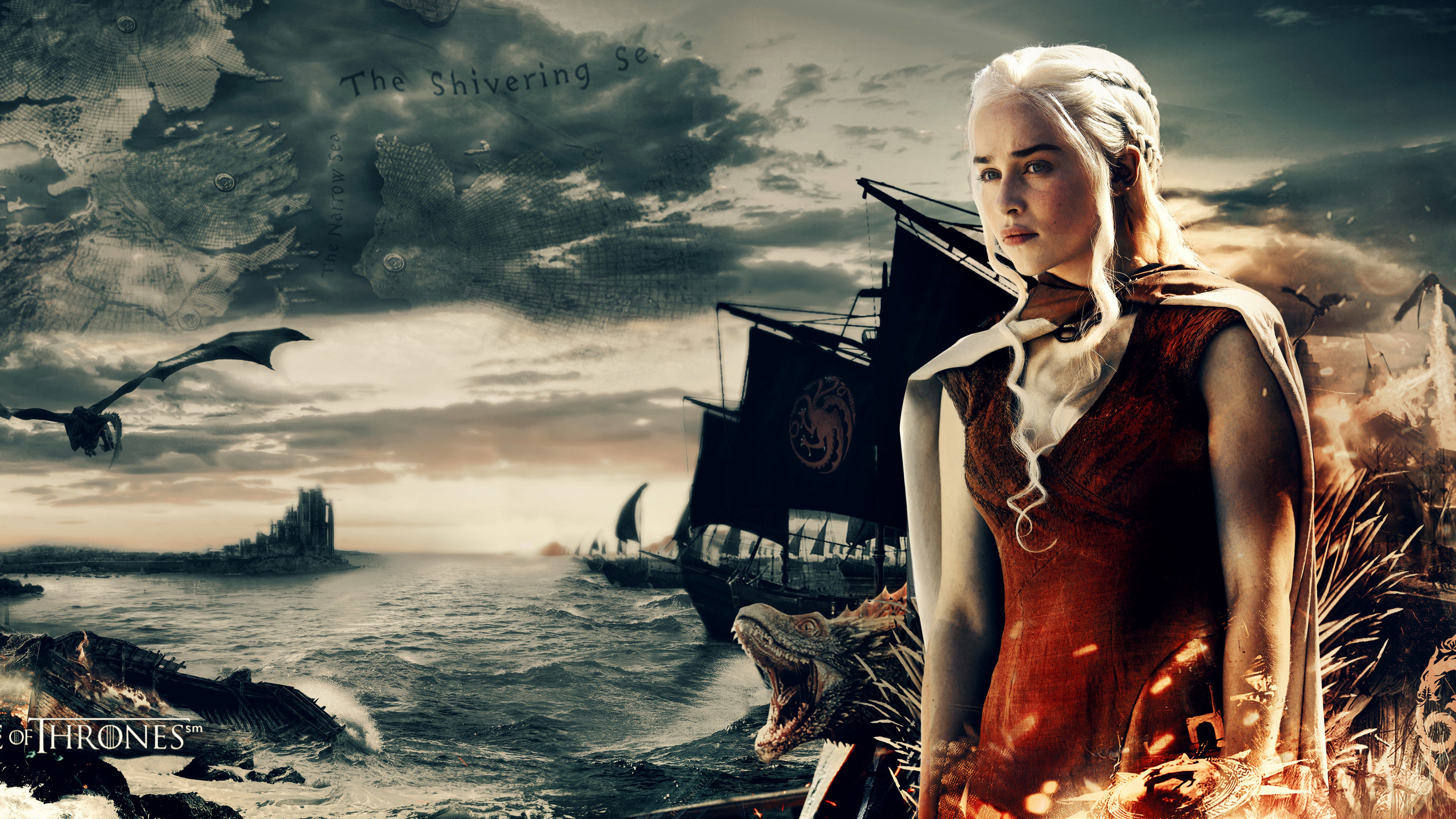 Daenerys And Drogon Art Wallpapers