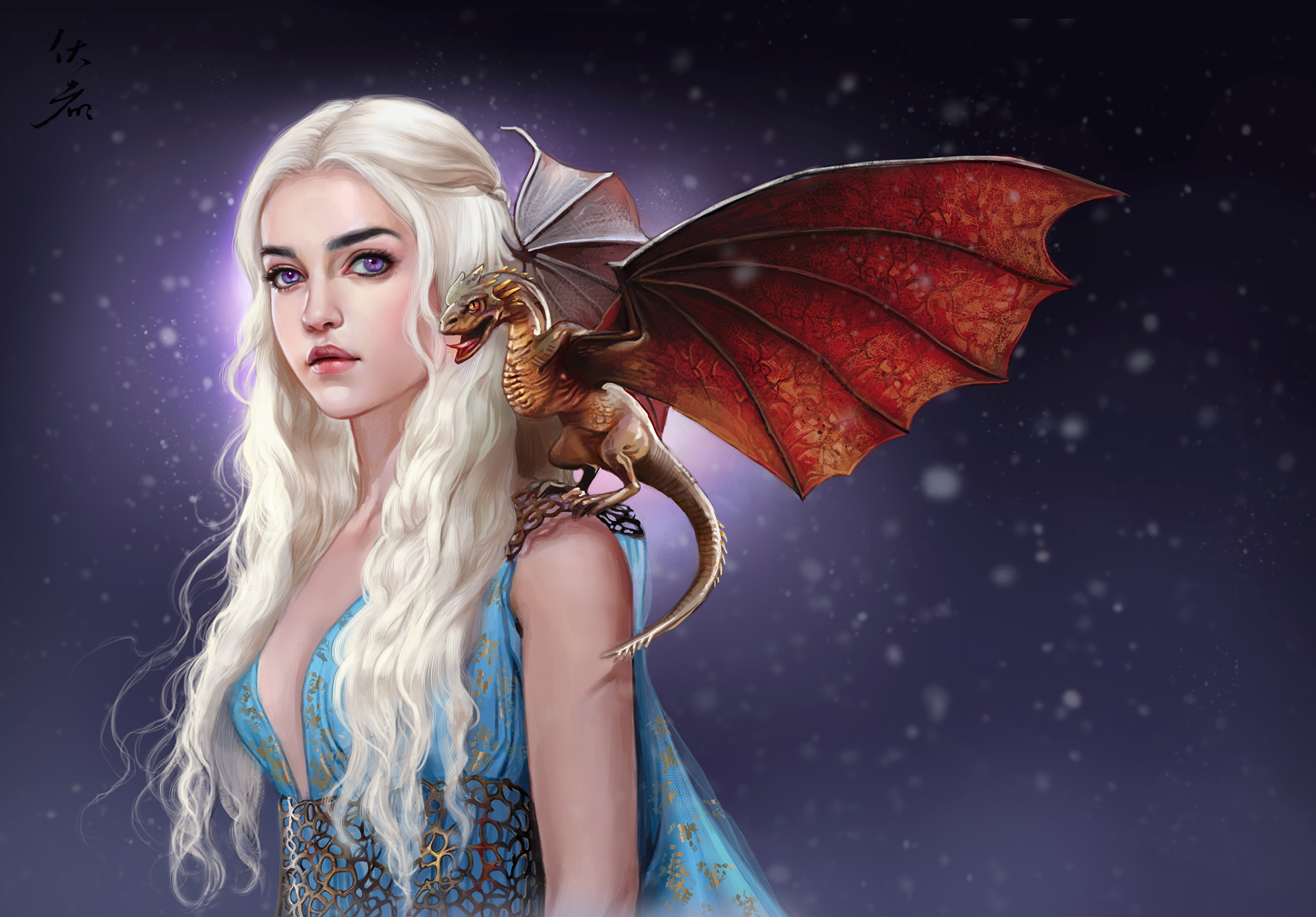 Daenerys Targaryen Khaleesi Artwork Wallpapers