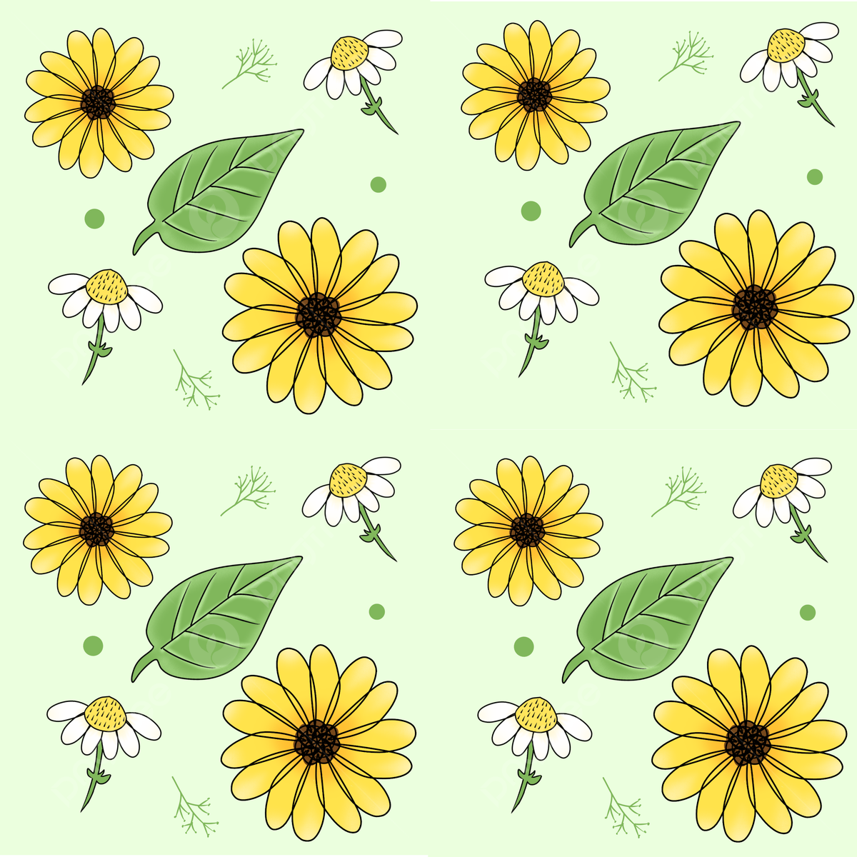 Daisy And Sunflower Wallpapers