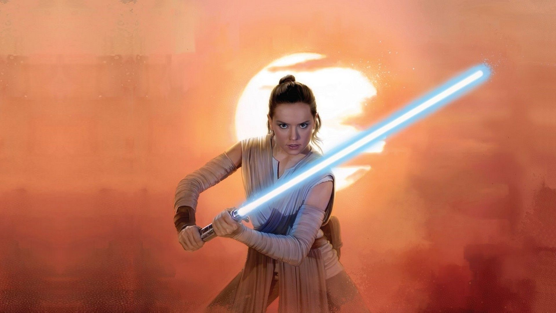 Daisy Ridley As Rey In Star Wars The Last Jedi Wallpapers