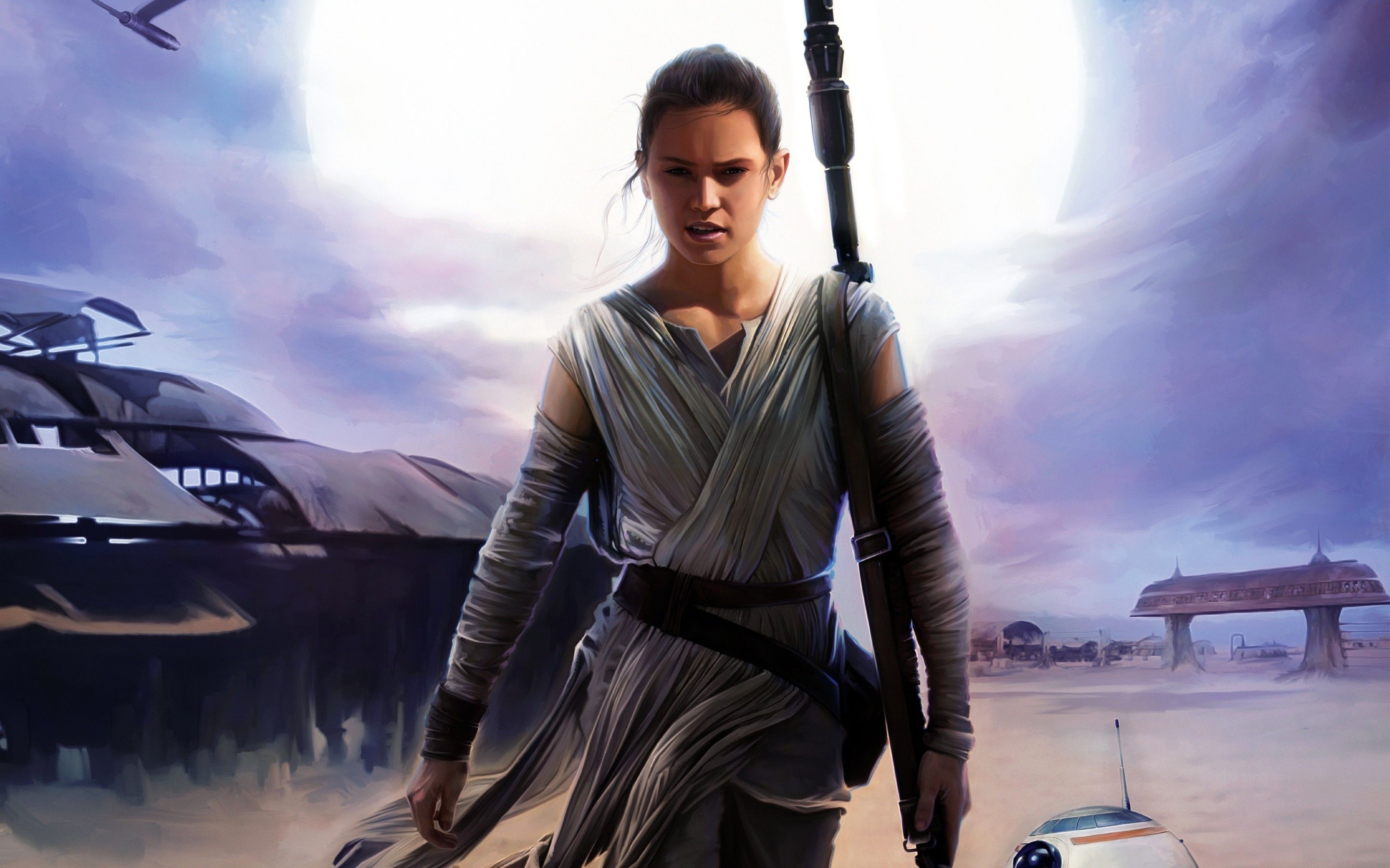 Daisy Ridley As Sith Rey Wallpapers