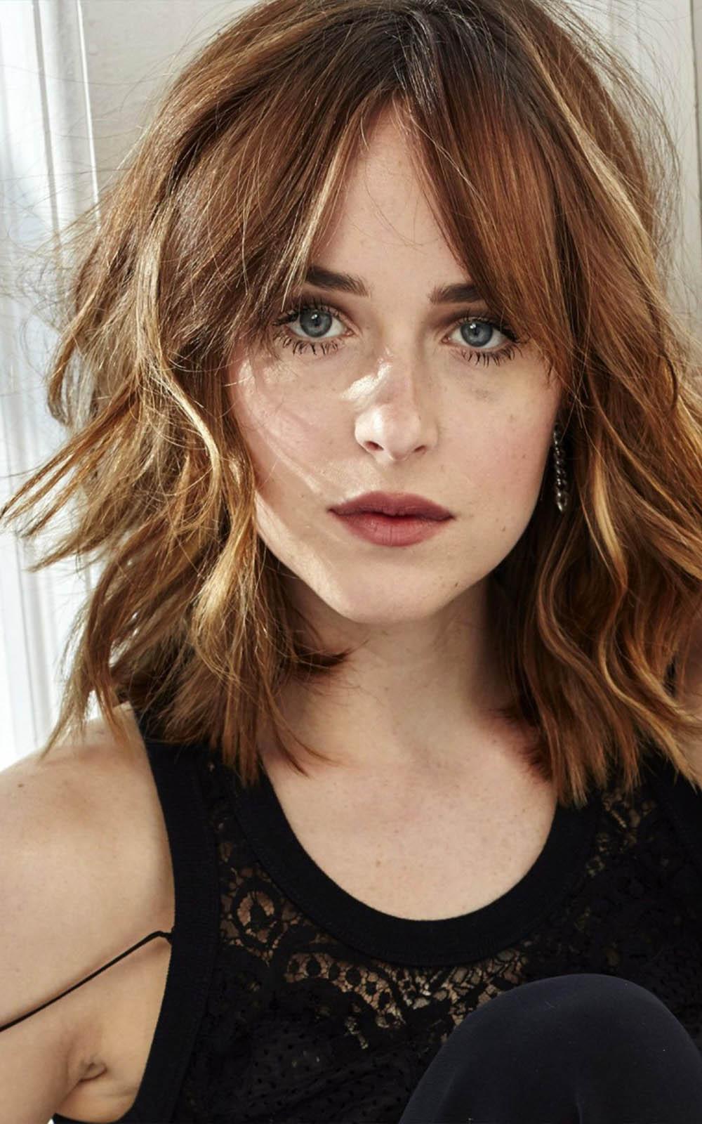 Dakota Johnson Face Close Up Wallpapers