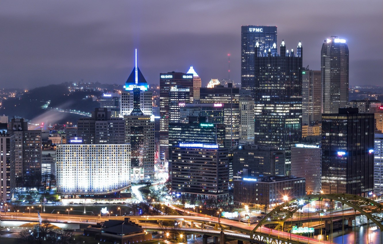 Dallas Texas Lights Skyscrapers Wallpapers