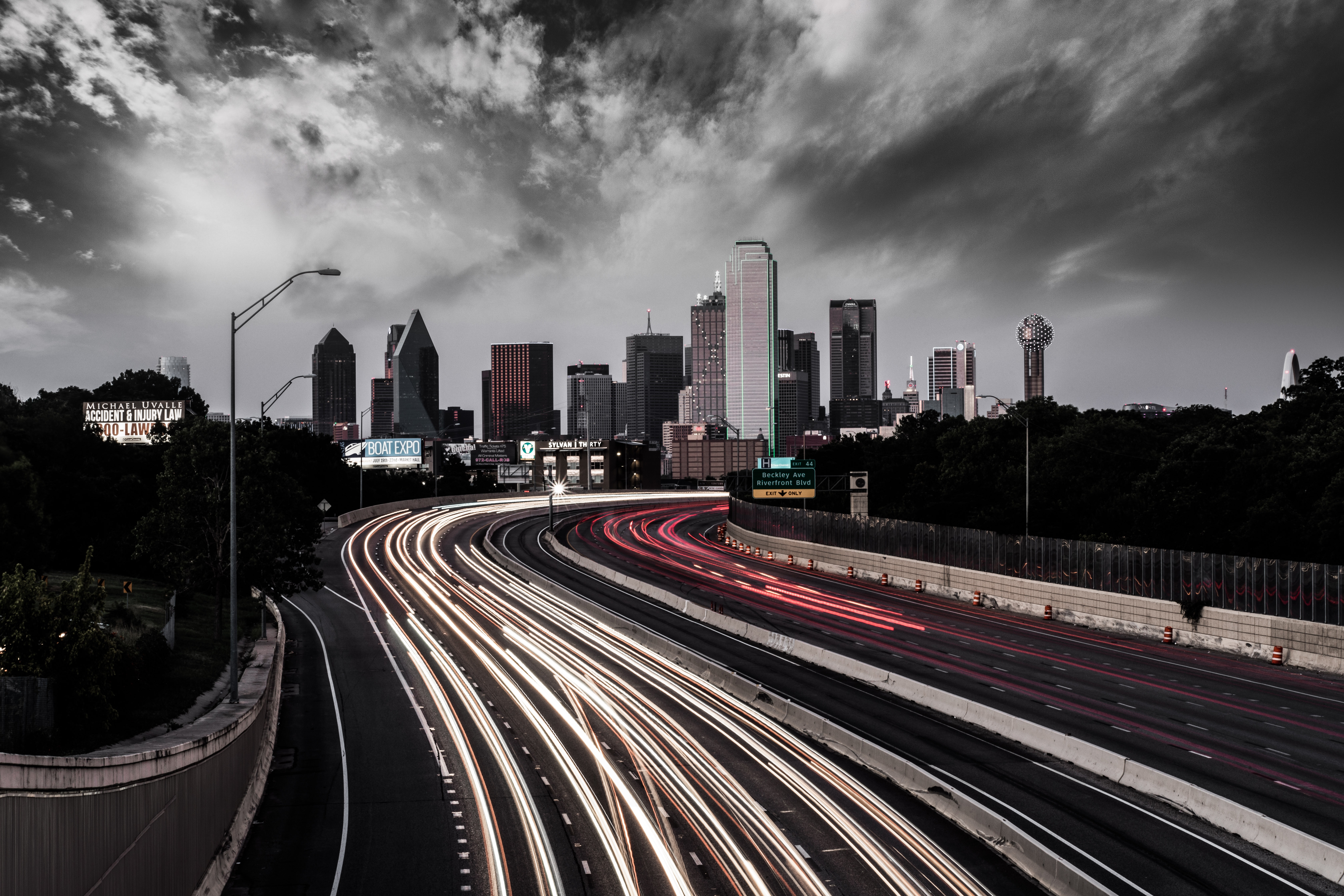 Dallas Texas Lights Skyscrapers Wallpapers