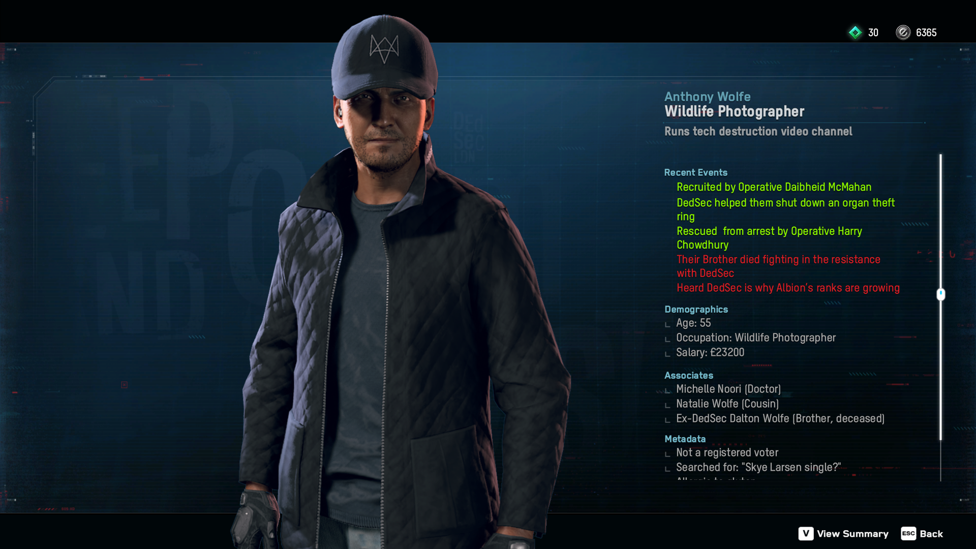 Dalton Wolfe Watch Dogs Legion Wallpapers