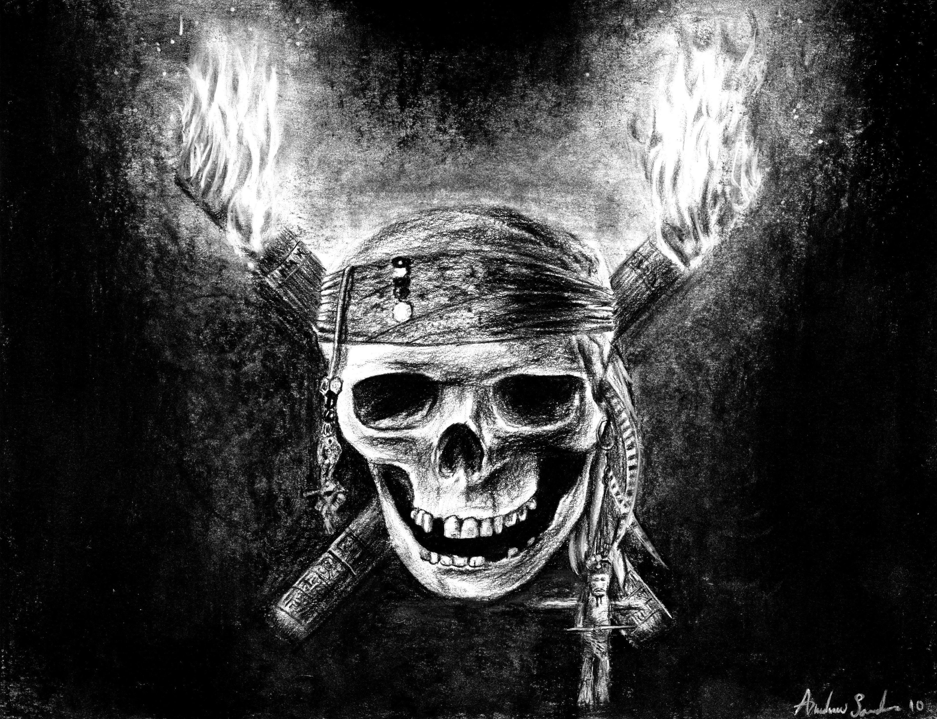 Danger Skull Free Download Wallpapers