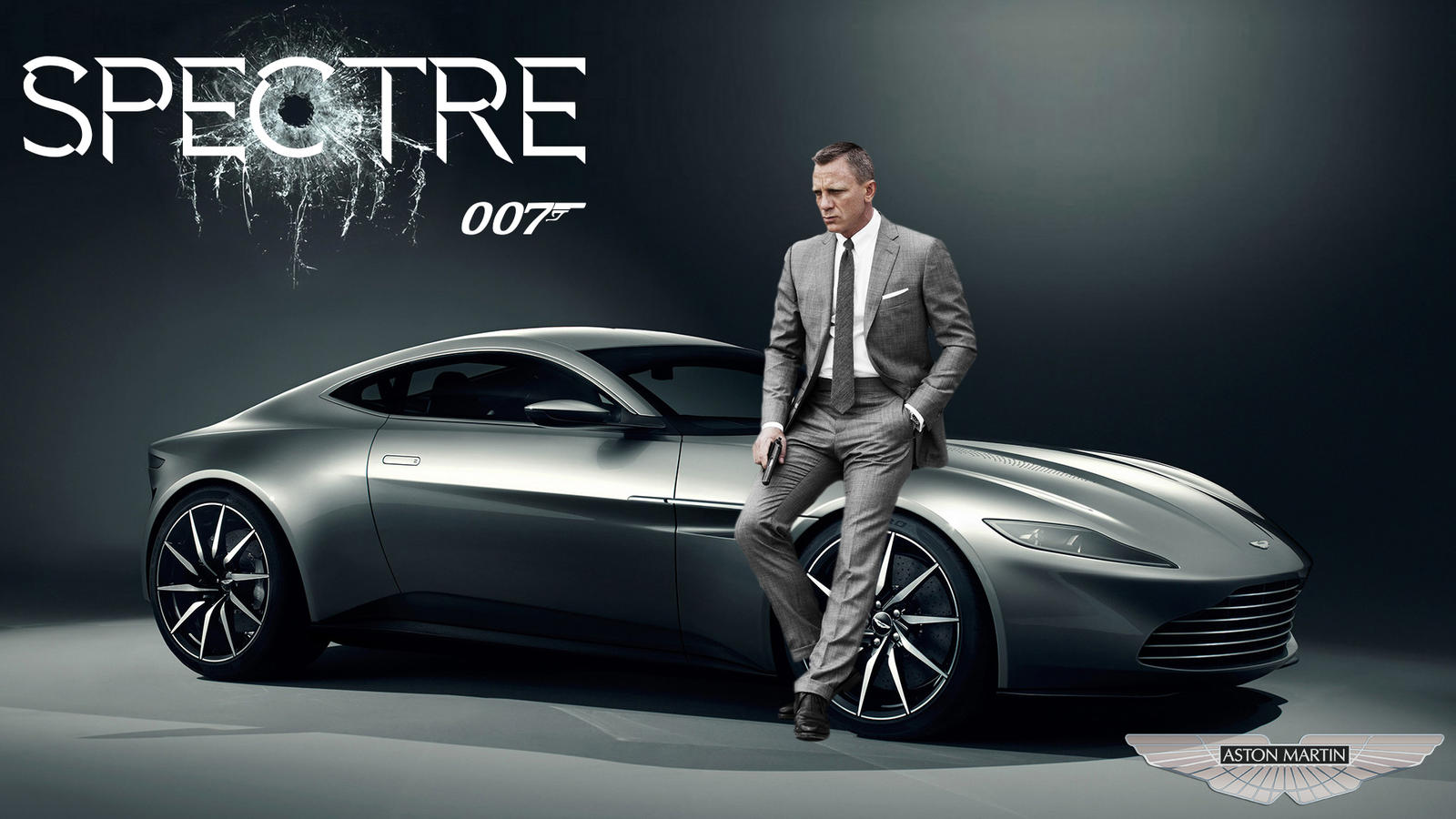 Daniel Craig 007 James Bond Aston Martin Car Wallpapers