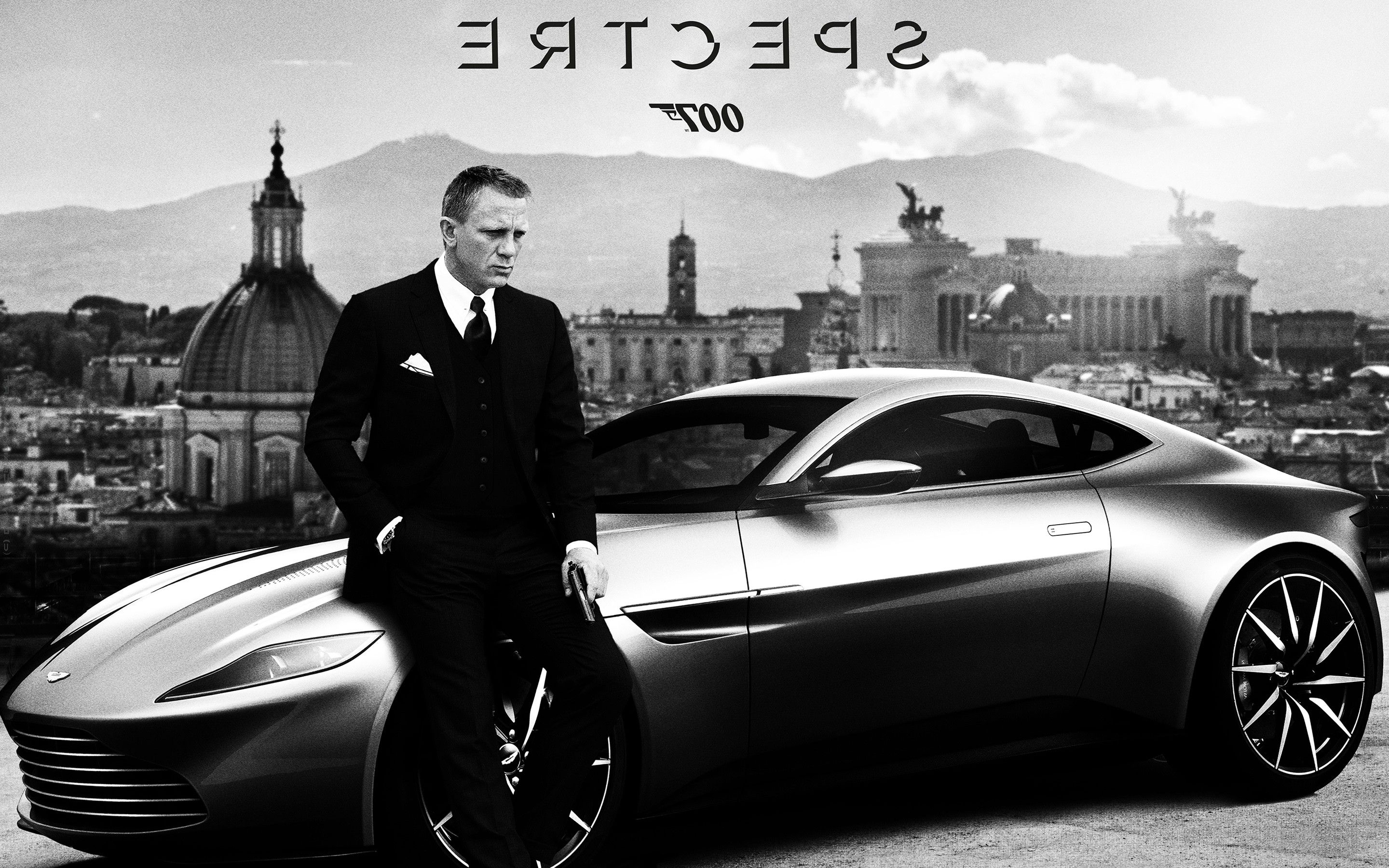 Daniel Craig 007 James Bond Aston Martin Car Wallpapers