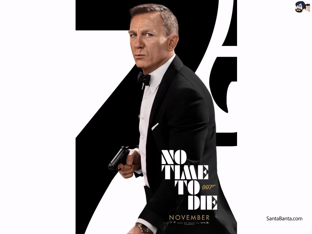 Daniel Craig As Bond In No Time To Die Wallpapers