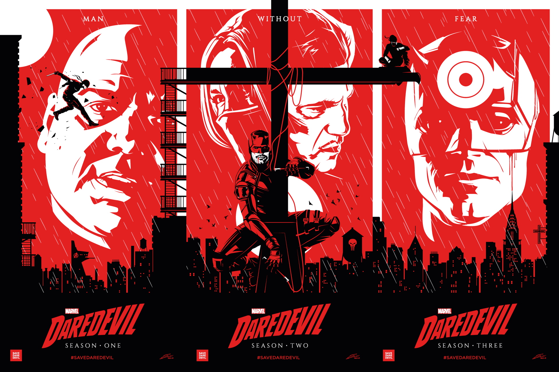 Daredevil Vs Kingpin Poster Wallpapers