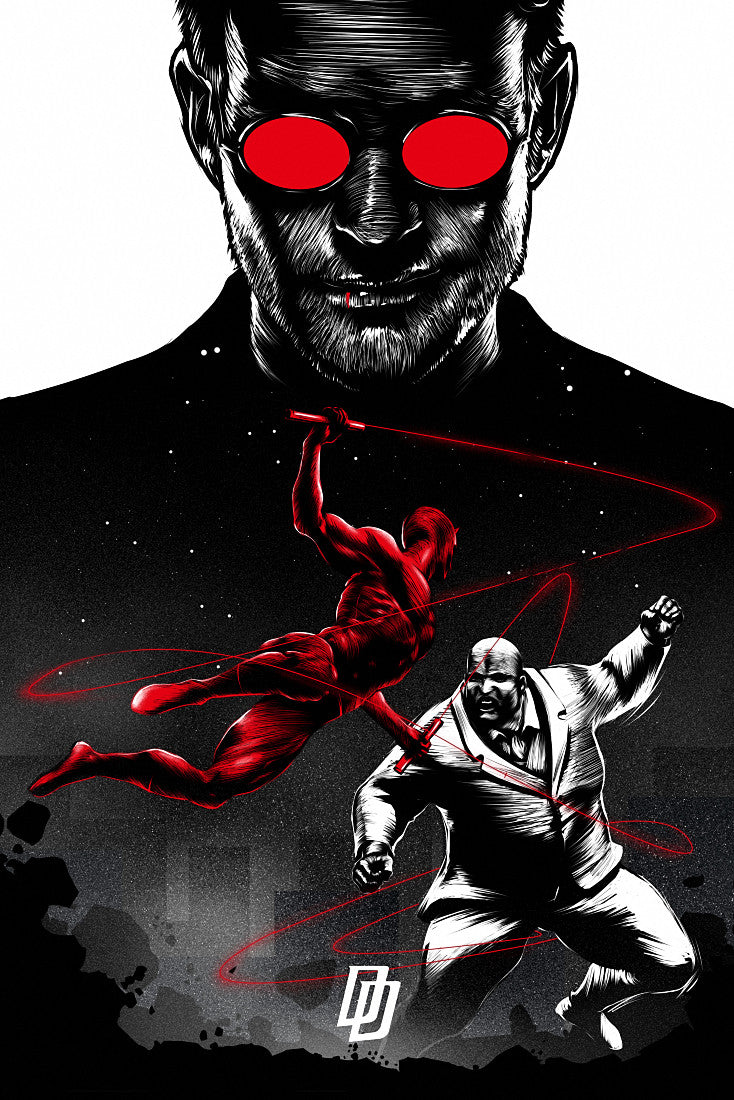 Daredevil Vs Kingpin Poster Wallpapers