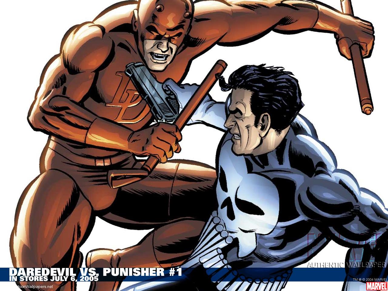 Daredevil X Punisher Marvel Comic Wallpapers