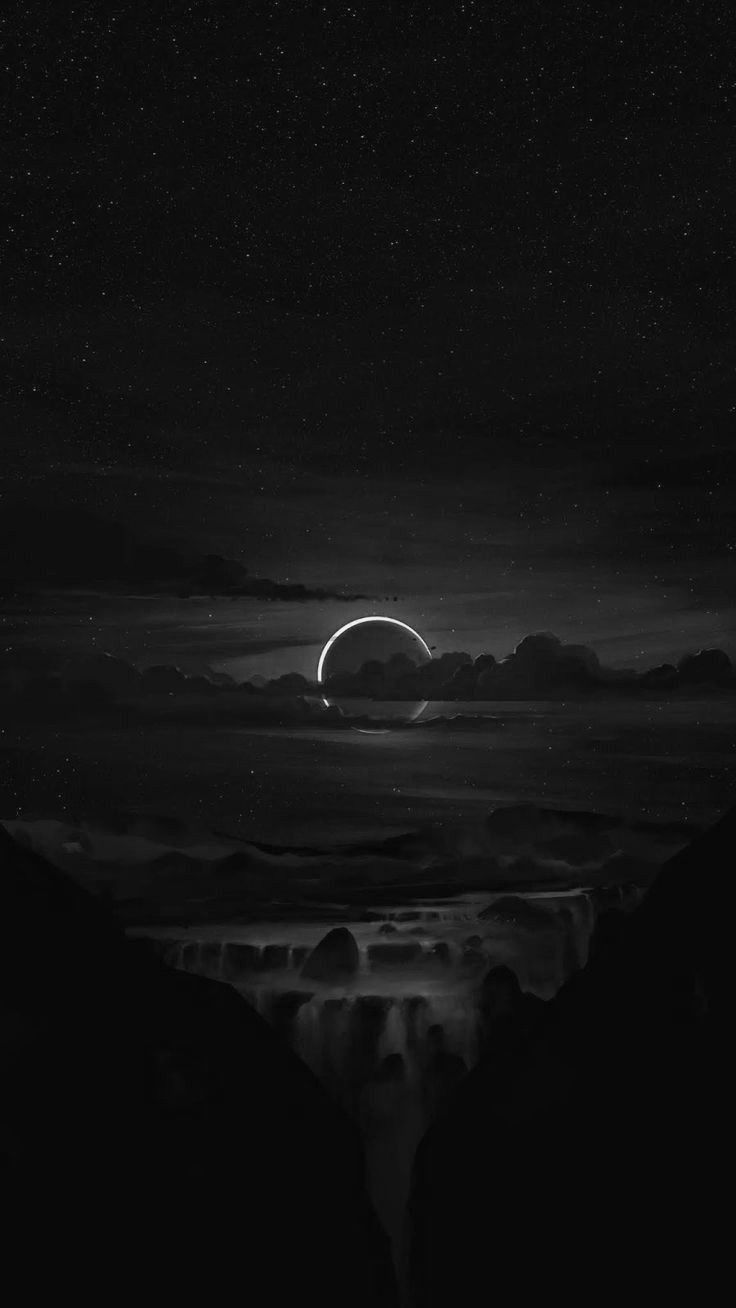 Dark Aesthetic Stars And Moon Wallpapers